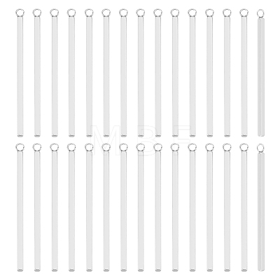 nicraftale 30Pcs 304 Stainless Steel Pendants STAS-UN0053-16-1