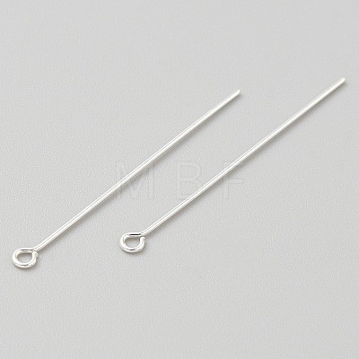 925 Sterling Silver Eye Pins STER-WH0019-25C-05-1