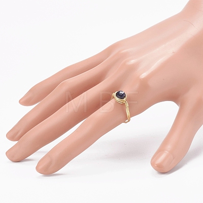Natural & Synthetic Gemstone Finger Rings RJEW-JR00347-1