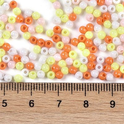 Opaque Acrylic Beads OACR-H118-07A-05-1