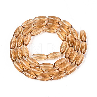 Transparent Glass Beads Strands LS-GLAA-T028-15T-02-1