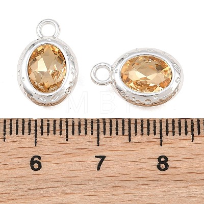 Alloy & Glass Pendants GL-CBA1FD3-02S-02-1