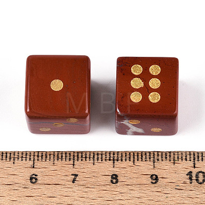 Natural Red Jasper Carved Cube Dice T144-07B-1