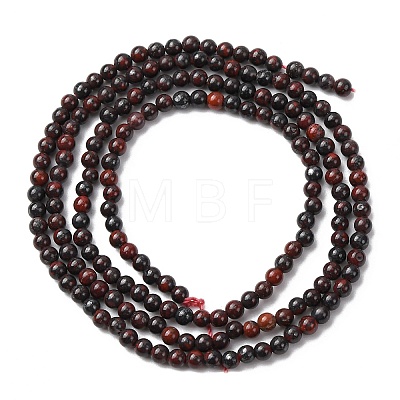 Natural Brecciated Jasper Beads Strands G-Z116-A15-2mm-1