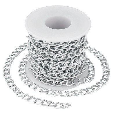 Aluminium Twisted Curb Chains CHA-TA0001-01S-1