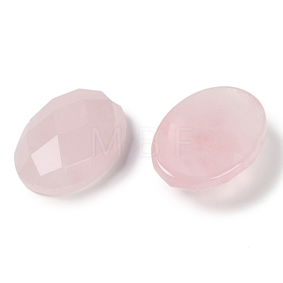 Natural Rose Quartz Cabochons G-G760-A13-1