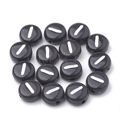 Opaque Acrylic Beads SACR-N002-02I-1