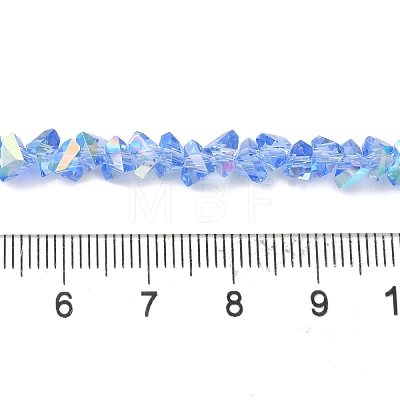 Transparent Glass Beads Strands EGLA-P061-04B-AB01-1