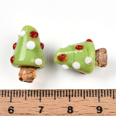 Handmade Lampwork Bumpy Beads X1-LAMP-T022-02A-05-1