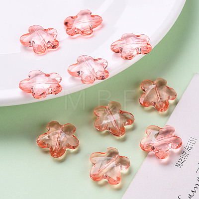 Transparent Acrylic Beads TACR-S154-32B-52-1