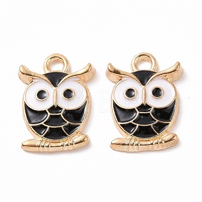 Alloy Enamel Pendants ENAM-B054-02G-01-1