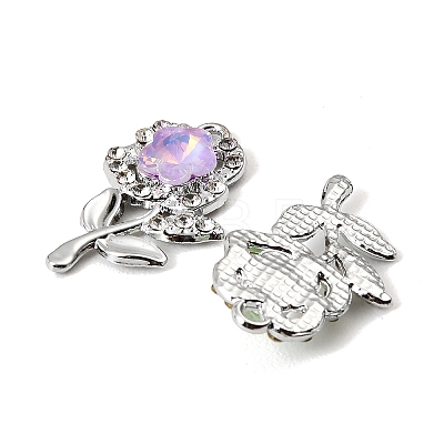 Alloy Rhinestone Pendants FIND-K032-03P-1