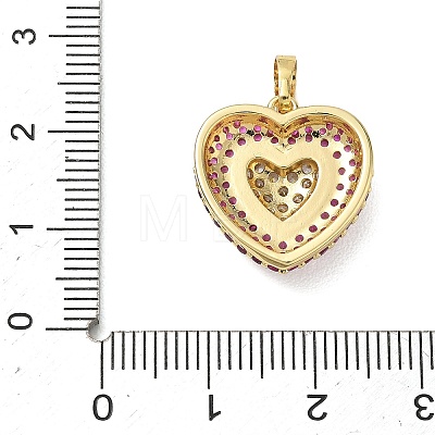 Brass Micro Pave Cubic Zirconia Pendants KK-CBA74BF-12G-02C-1