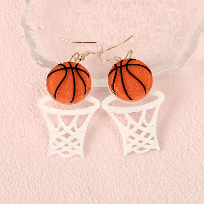 Printed Acrylic Dangle Earrings FS-WG14A31-01-1