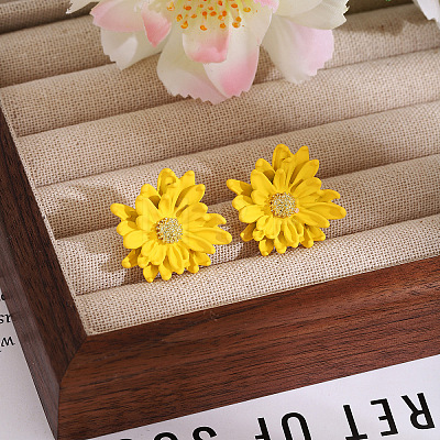 Baking Paint Alloy Stud Earrings WG8D079-01-1