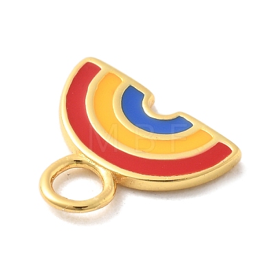 925 Sterling Silver Colorful Enamel Charms STER-Z012-01G-05-1