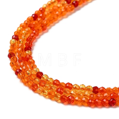 Transparent Glass Beads Strands GLAA-H027-01I-1
