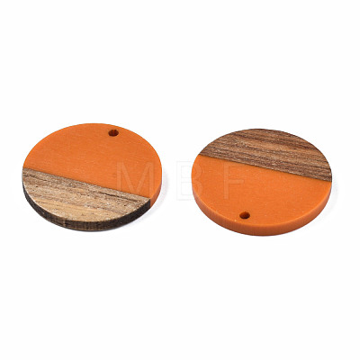 Resin & Wood Pendants RESI-S358-02B-27-1