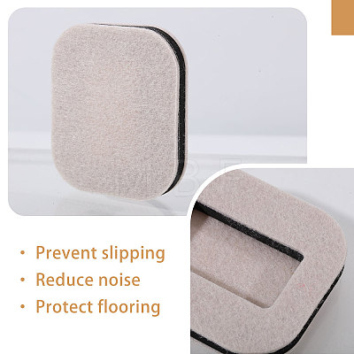 Felt Office Anti-slip Chair Mats AJEW-WH0481-508-1