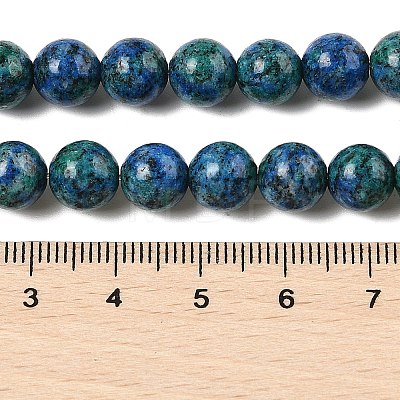 Natural Sesame Jasper/Kiwi Jasper Beads Strands G-L614-A01-01-1