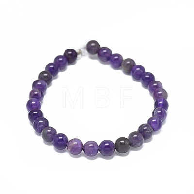 Natural Amethyst Beads Strands G-G791-11-A01-1