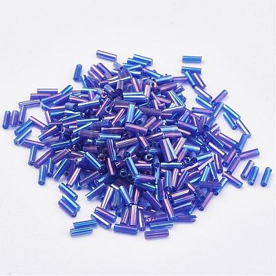 Glass Bugle Beads SEED-E001-9mm-168-1