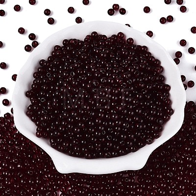 FGB Transparent Glass Seed Beads SEED-N013-01A-02-1