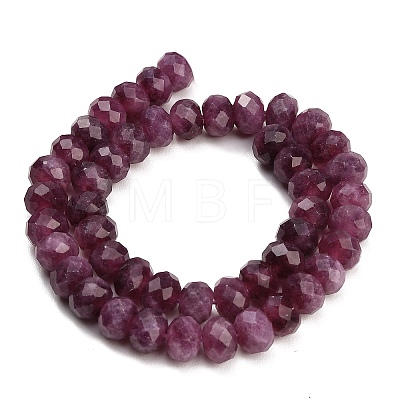 Faceted Dyed Natural White Jade Beads Strands GG-CBAE966-01B-Q-1