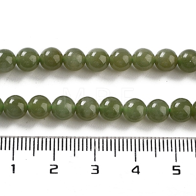Natural Nephrite Jade/Hetian Jade Beads Strands G-NH0005-030C-1