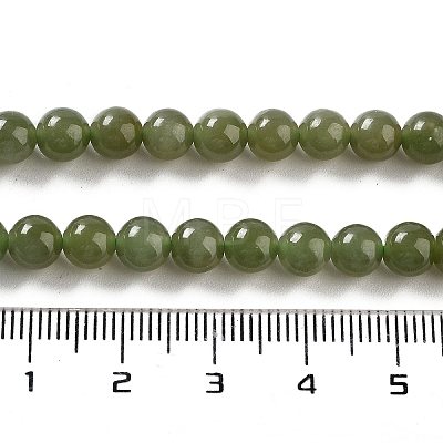 Natural Nephrite Jade Beads Strands G-NH0005-030C-1