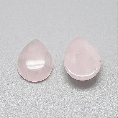 Natural Rose Quartz Cabochons G-R417-13x18-48-1