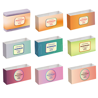   90Pcs 9 Style Gradient Color Soap Paper Tag DIY-PH0013-30B-1