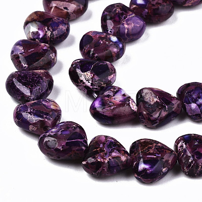 Natural Imperial Jasper Beads Strands X-G-S366-065D-1
