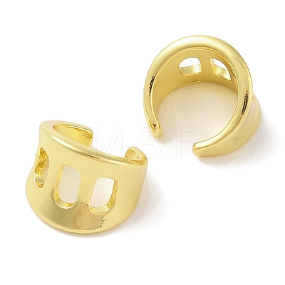 Brass Cuff Earrings EJEW-I305-21G-1