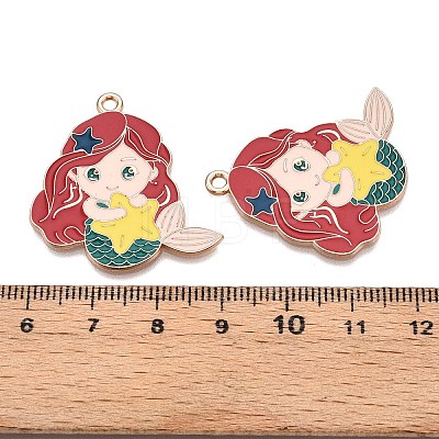 Alloy Enamel Pendants ENAM-T020-68-1