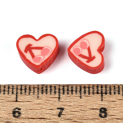 Handmade Polymer Clay Beads CLAY-T023-16-1