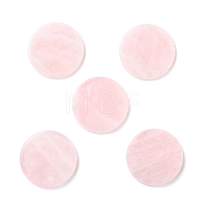 Natural Rose Quartz Cup Mats G-P462-03A-1