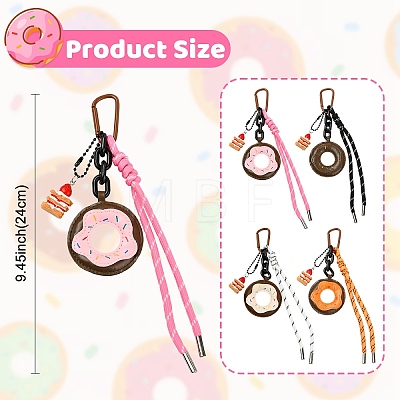 Nylon Pendant Decorations HJEW-YW00412-01-1