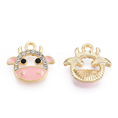 Eco-Friendly Zinc Alloy Charms X-FIND-N048-039C-NR-1