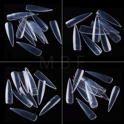 ABS Plastic Seamless False Nail Tips MRMJ-Q069-007B-1
