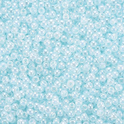 12/0 Imitation Jade Glass Seed Beads SEED-S049-A-016-1