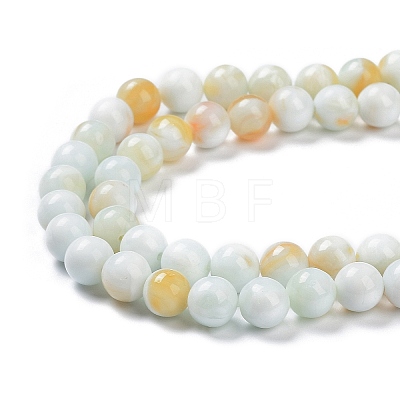 Glass Round Beads Strands GLAA-M044-01D-1