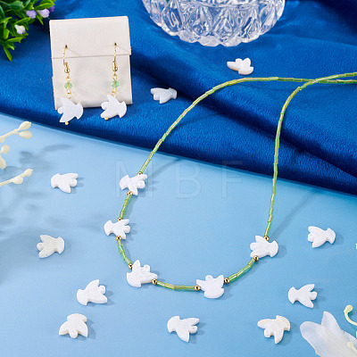 10Pcs Natural Freshwater Shell Beads BSHE-TA0001-31-1