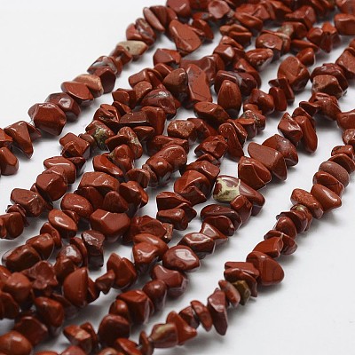 Natural Red Jasper Beads Strands X-G-F328-20-1
