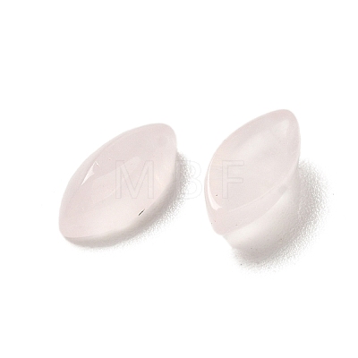 Natural Rose Quartz Cabochons G-F772-01B-17-1