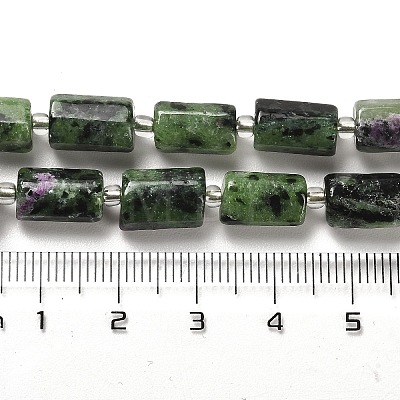 Natural Ruby in Zoisite Beads Strands G-N327-06-02-1