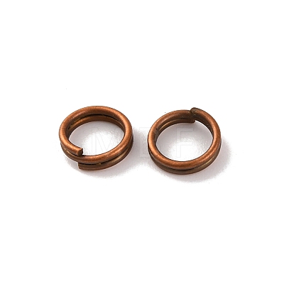 Brass Split Rings KK-E647-10R-6mm-1