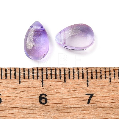 Transparent Glass Charms GGLA-M004-05B-03-01-1