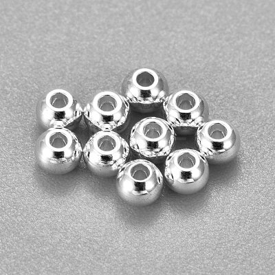304 Stainless Steel Beads STAS-H400-3mm-45S-1