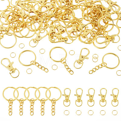 30Pcs Iron Split Key Rings FIND-TA0011-16-1